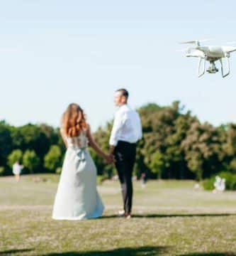 Filmagem com drone para casamento